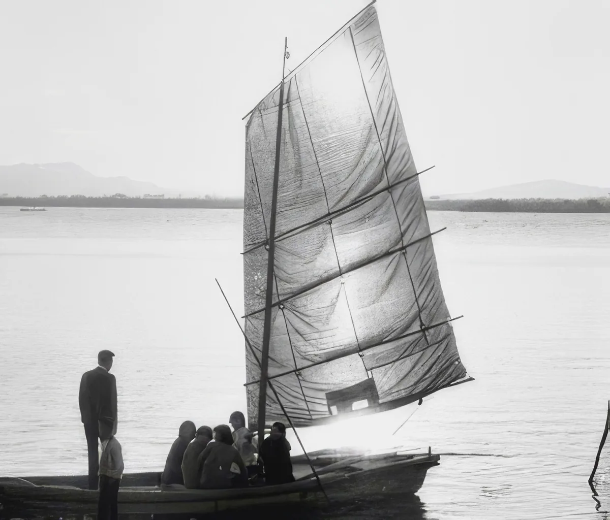 낙동강 돛단배, 1960년
